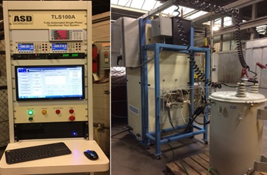 fully automated single phase transformer test system